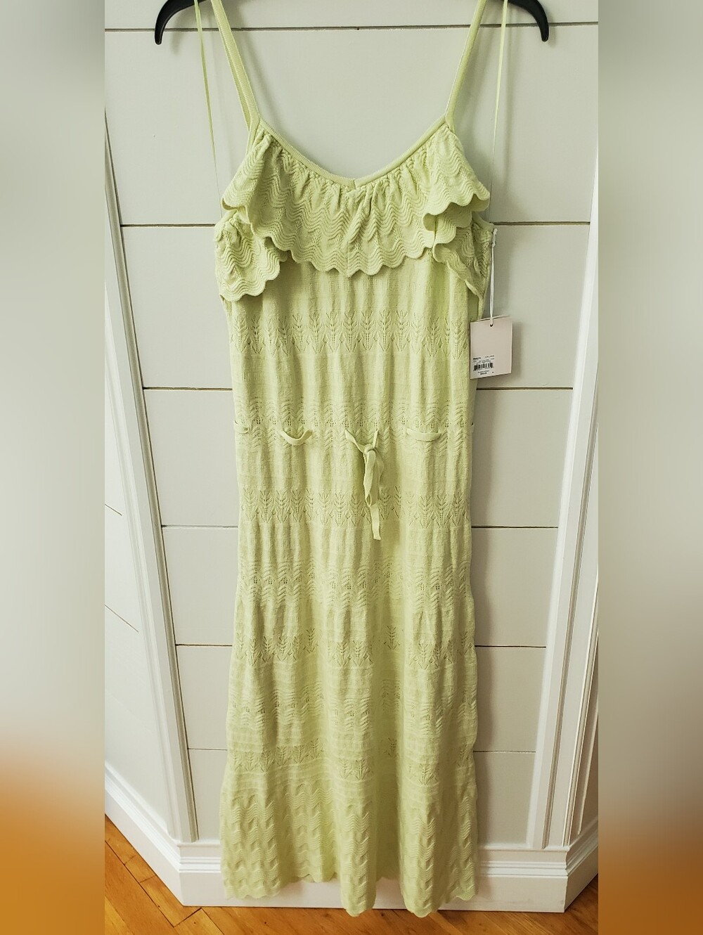 Lauren Conrad Green Textured Knit Dress